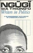 Writers in Politics -A Re-engagement with Issues of..