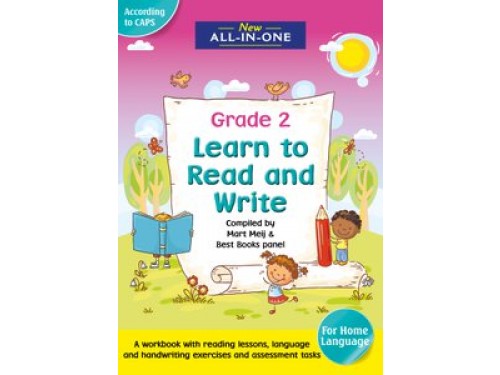 New All-In-One Learn to Read and Write for Grade 2 - A Home Language Workbook (120 pp)