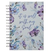 It Is Well With My Soul (Large Hardcover Wirebound Journal)