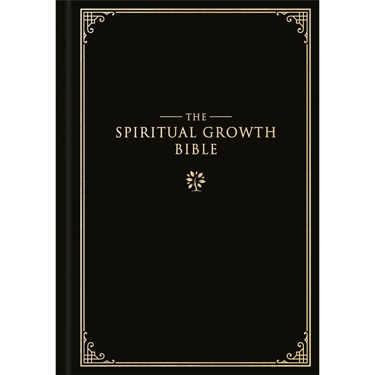NLT The Spiritual Growth Bible Black (Hardcover, 1548 pg)